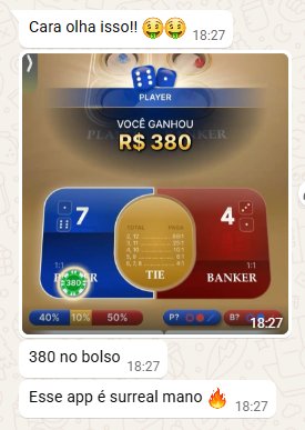 Depoimento - Ganhou R$380
